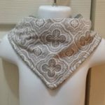 Bandana Drool Bib - Grey