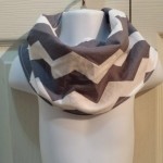 Chevron Infinity Drool Bib - Image 3
