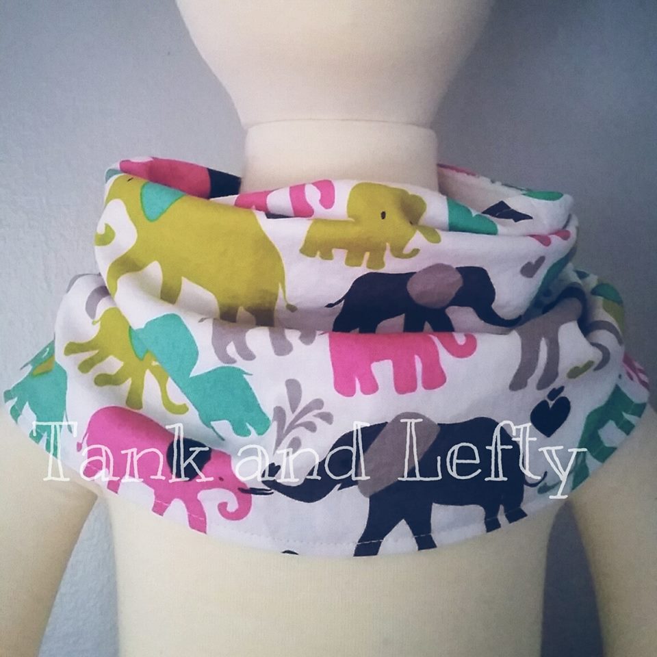 Elephant Infinity Bib