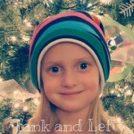 Striped Stretch Slouch Beanie - Image 3
