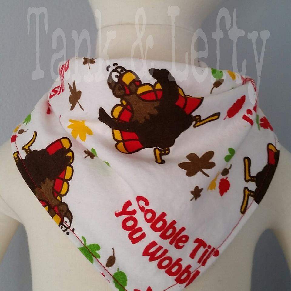 Turkey Day Bandana Drool Bib