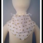 Gold Arrows Bandanna Drool Bib