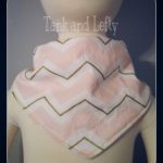 Pink & Gold Bandana Bib