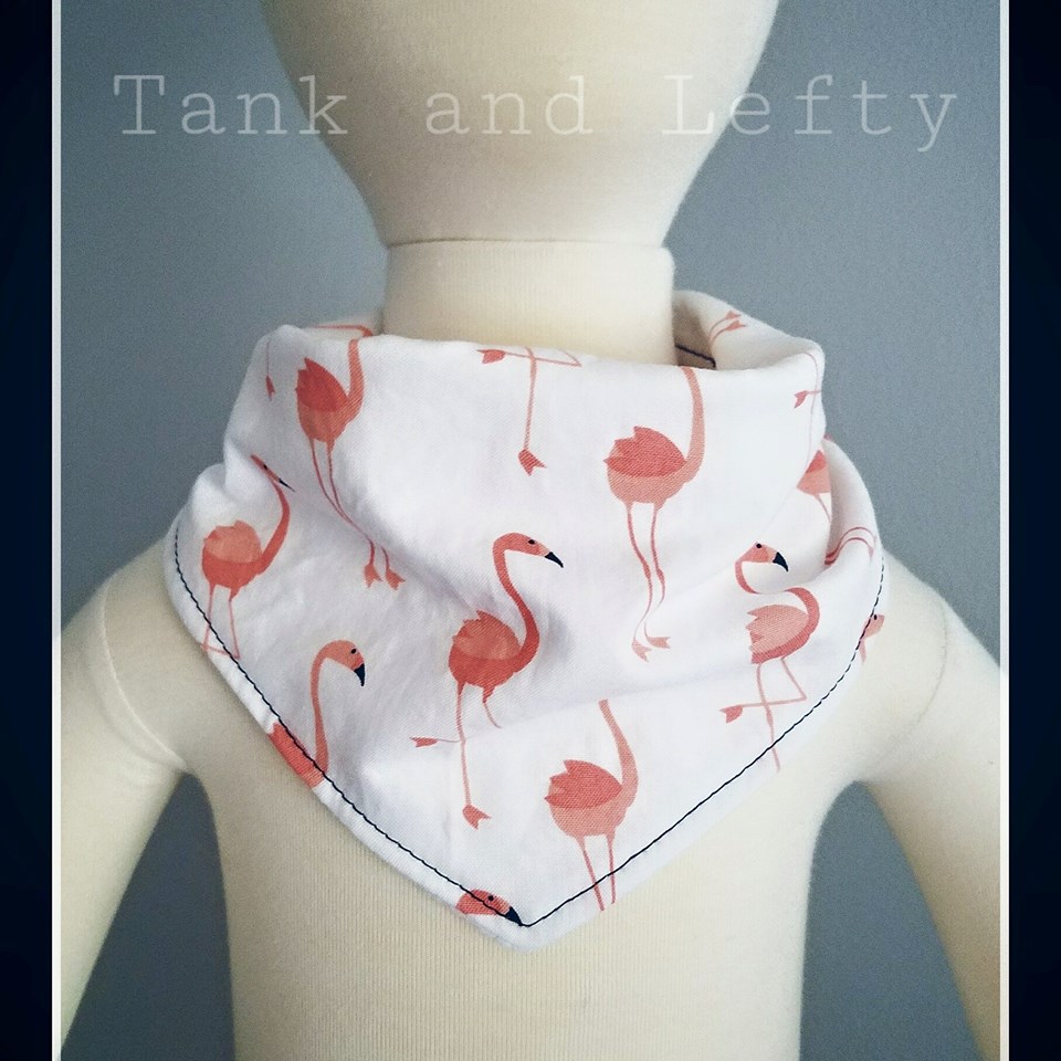 Flamingo Bandana Bib
