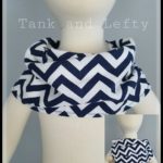 Blue Chevron Infinity Bib - Image 3